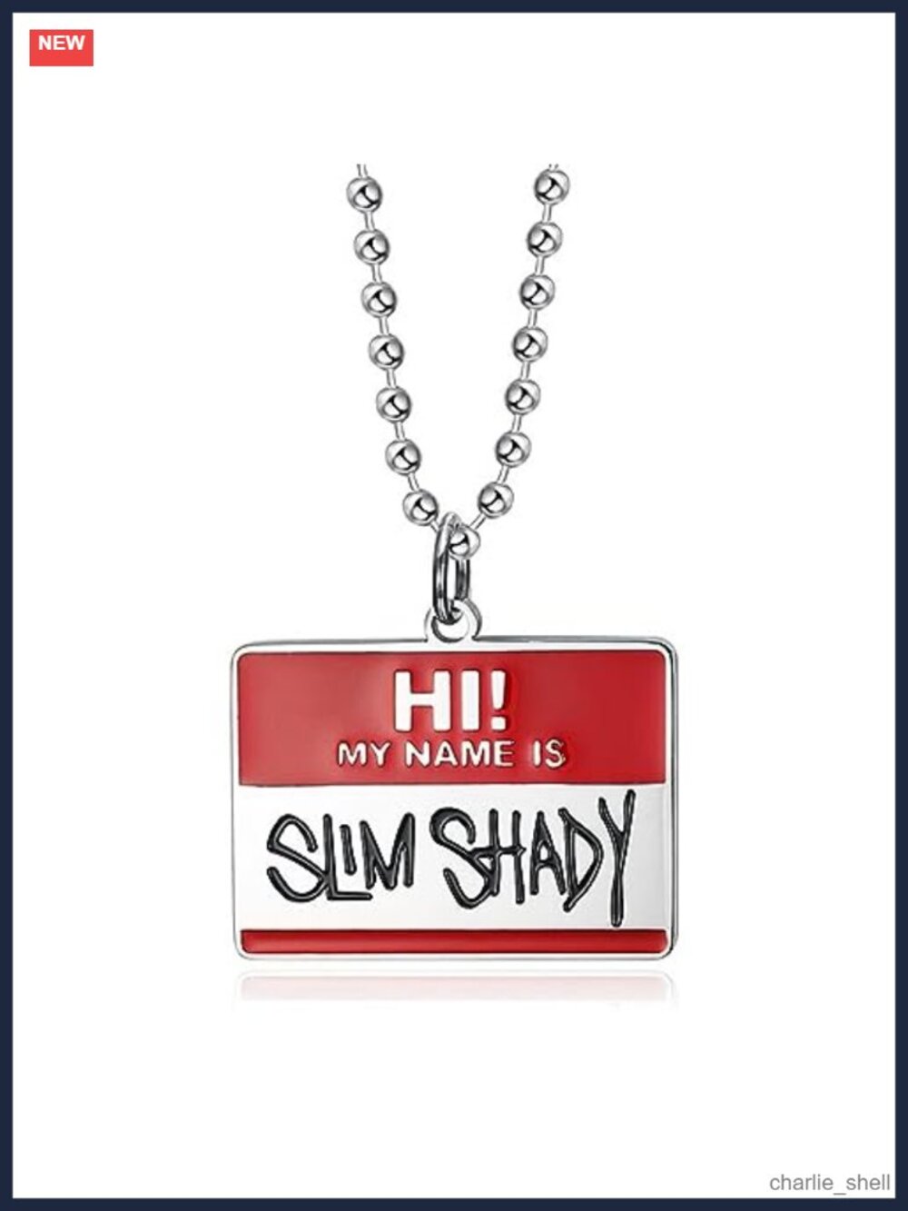 Mens Iced Out Name Tag Pendant Necklace Stainless Steel Cuban Link Chain Hip Hop